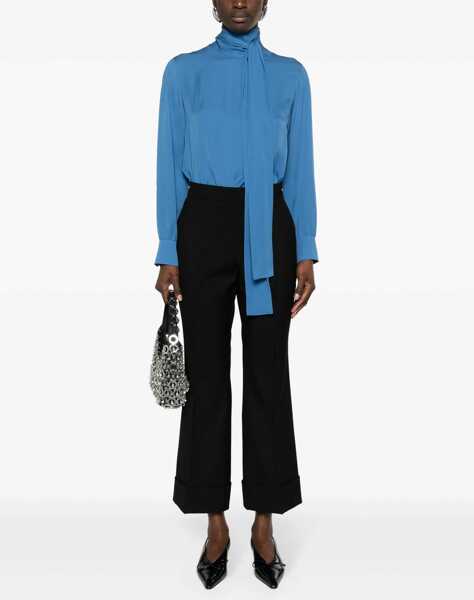 Pantaloni casual Gucci Wool Pants BLACK Femei (BM 16744779) 2