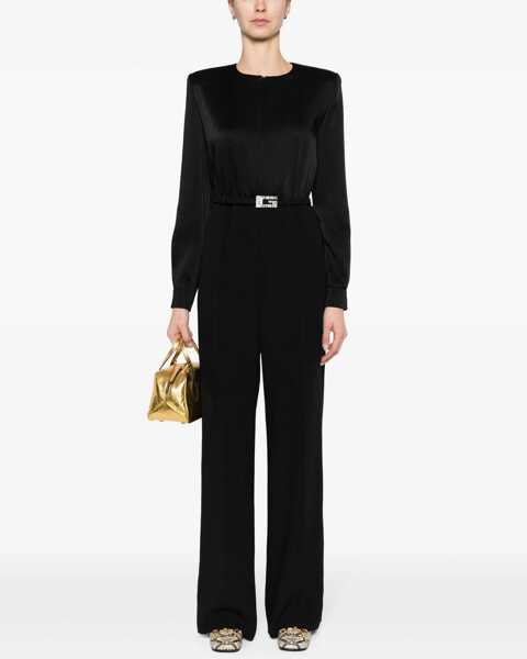 Salopete Gucci Viscose Jumpsuit With Belt BLACK Femei (BM 16744782) 2