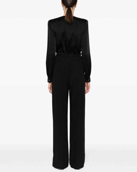 Salopete Gucci Viscose Jumpsuit With Belt BLACK Femei (BM 16744782) 4