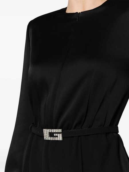 Salopete Gucci Viscose Jumpsuit With Belt BLACK Femei (BM 16744782) 5