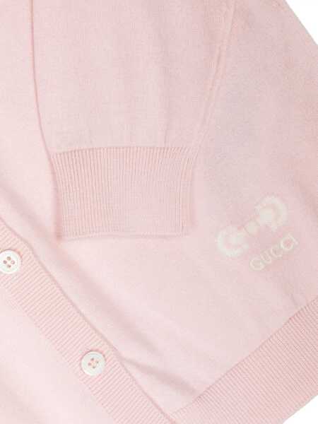 Cardigane Gucci J L/S Cardigan Co W/Horsebit PINK Fete (BM 16744785) 3