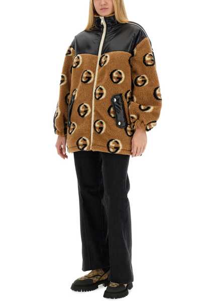 Jachete Gucci Jacquard Zipper Jacket BEIGE Femei (BM 16744824) 2