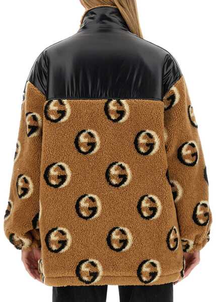 Jachete Gucci Jacquard Zipper Jacket BEIGE Femei (BM 16744824) 3