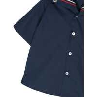 Camasi casual Gucci pentru Baieti - Camasi casual Gucci J Ss Shirt Stretch Cotton Poplin BLUE Baieti (BM 16744833) - B-mall.ro