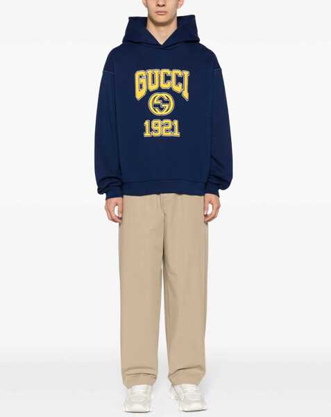 Pantaloni casual Gucci Heavy Cotton Poplin Pants BROWN Barbati (BM 16744845) 2