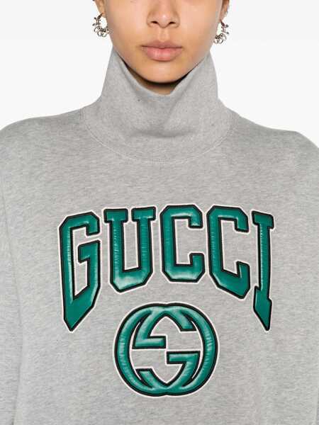 Bluze de trening Gucci Sweatshirt With Embroidery GREY Femei (BM 16744851) 5