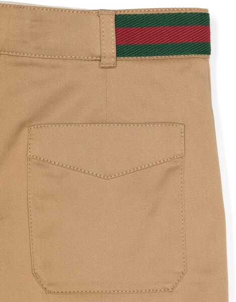 Pantaloni scurti Gucci J Bermuda Str Gabardine W/Rib MULTICOLOUR Baieti (BM 16744881) 3