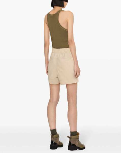 Pantaloni scurti Moncler Grenoble Bermuda With Logo BEIGE Femei (BM 16744911) 4