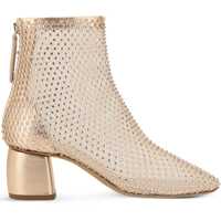 Bocanci casual Strass Mesh Ankle Boots Femei