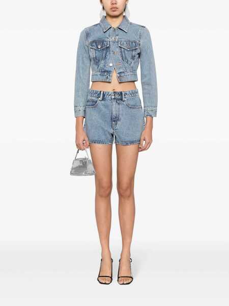 Pantaloni casual Alexander Wang Alexander Wang Shorts BLUE Femei (BM 16745258) 2