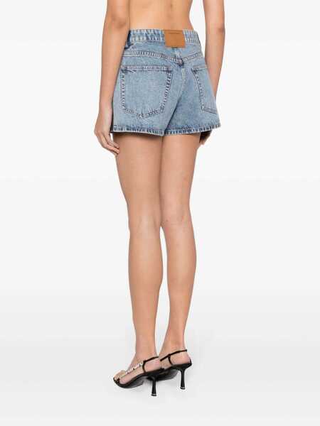Pantaloni casual Alexander Wang Alexander Wang Shorts BLUE Femei (BM 16745258) 4