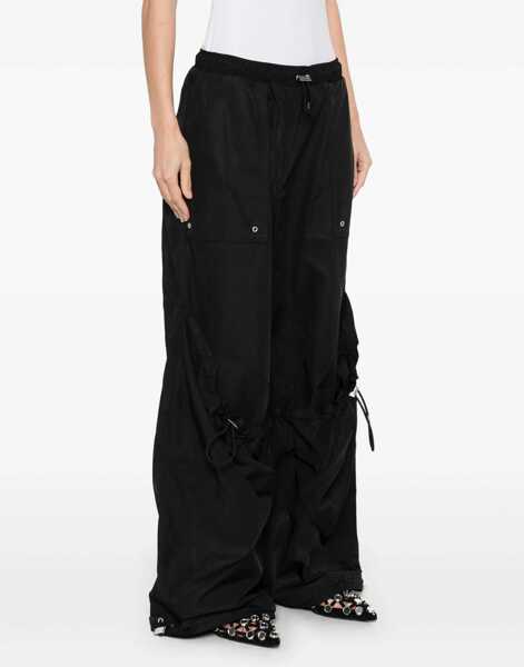 Pantaloni casual THE ATTICO Oversize Trousers BLACK Femei (BM 16747716) 3