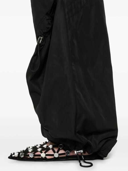 Pantaloni casual THE ATTICO Oversize Trousers BLACK Femei (BM 16747716) 5