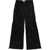 THE ATTICO Oversize Trousers BLACK