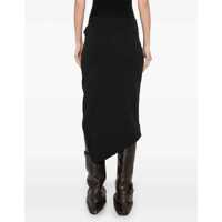 Fuste THE ATTICO Dama - Fuste THE ATTICO Asymmetrical Midi Skirt BLACK Femei (BM 16747755) - B-mall.ro