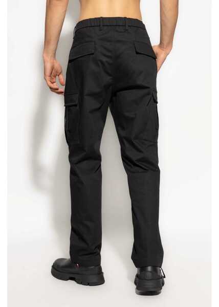Pantaloni casual Moncler Cargo Pants With Logo BLACK Barbati (BM 16747947) 4