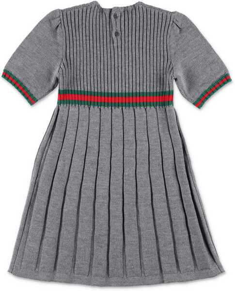 Rochii casual Gucci J S/S Dress Wo Rib St/Grey/ Green/Red MULTICOLOUR Fete (BM 16748022) 2