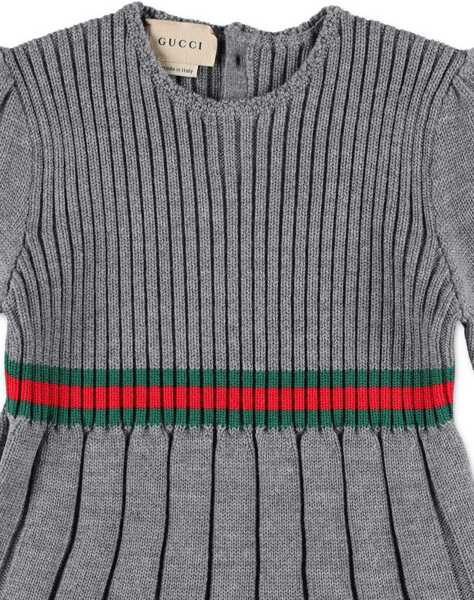 Rochii casual Gucci J S/S Dress Wo Rib St/Grey/ Green/Red MULTICOLOUR Fete (BM 16748022) 3
