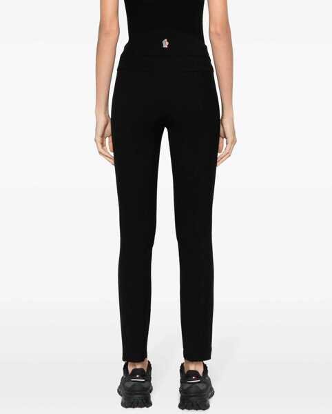 Pantaloni casual Moncler Grenoble Pants With Logo BLACK Femei (BM 16748055) 4