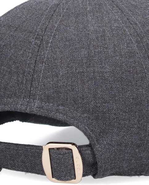 Sepci Gucci Baseball Hat With Web Band GREY Barbati (BM 16748118) 3