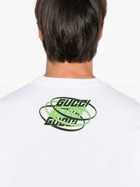 Tricouri Gucci Jersey T-Shirt WHITE Barbati (BM 16748127) 5