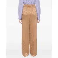 Imbracaminte Gucci Dama - Pantaloni casual Gucci Gg Jacquard Pants BROWN Femei (BM 16748133) - B-mall.ro