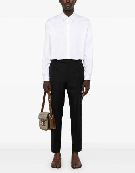 Pantaloni casual Gucci Wool Blend Twill Pants BLACK Barbati (BM 16748142) 2