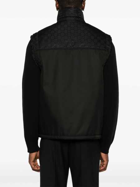 Veste casual Gucci Nylon Gg Vest BLACK Barbati (BM 16748154) 4