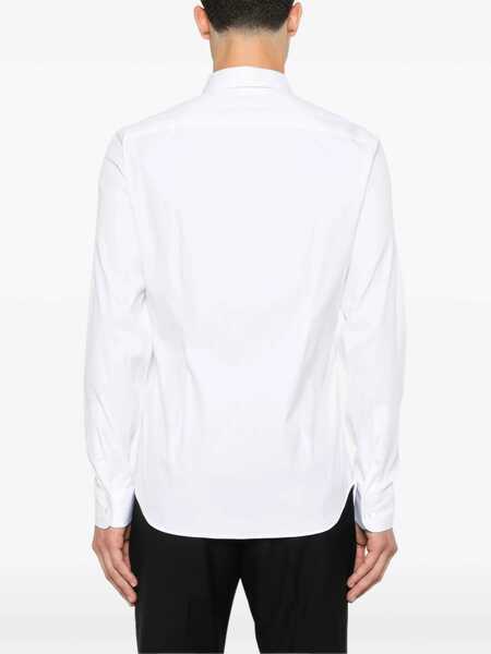 Camasi casual Gucci Stretch Cotton Poplin Shirt WHITE Barbati (BM 16748175) 4