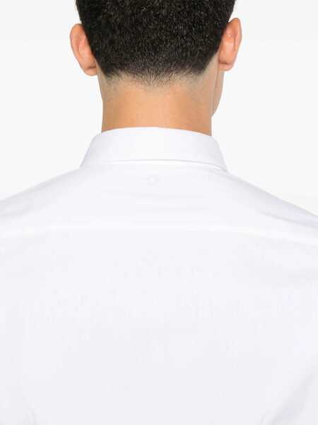 Camasi casual Gucci Stretch Cotton Poplin Shirt WHITE Barbati (BM 16748175) 5