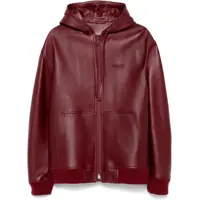 Geci de piele Bomber With Zip Barbati