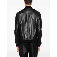 Bomber jacket pentru Barbati - Bomber jacket Gucci Leather Bomber Jacket BLACK Barbati (BM 16748184) - B-mall.ro