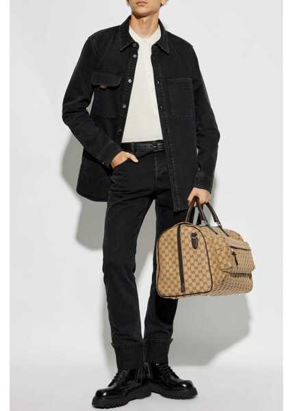 Blugi drepti Gucci Pants With Web Details BLUE Barbati (BM 16748199) 2