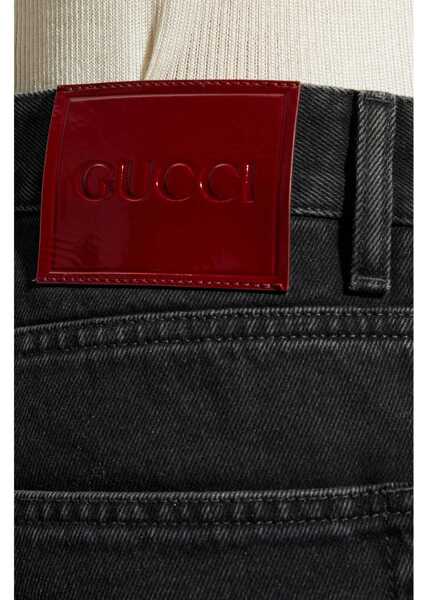 Blugi drepti Gucci Pants With Web Details BLUE Barbati (BM 16748199) 5