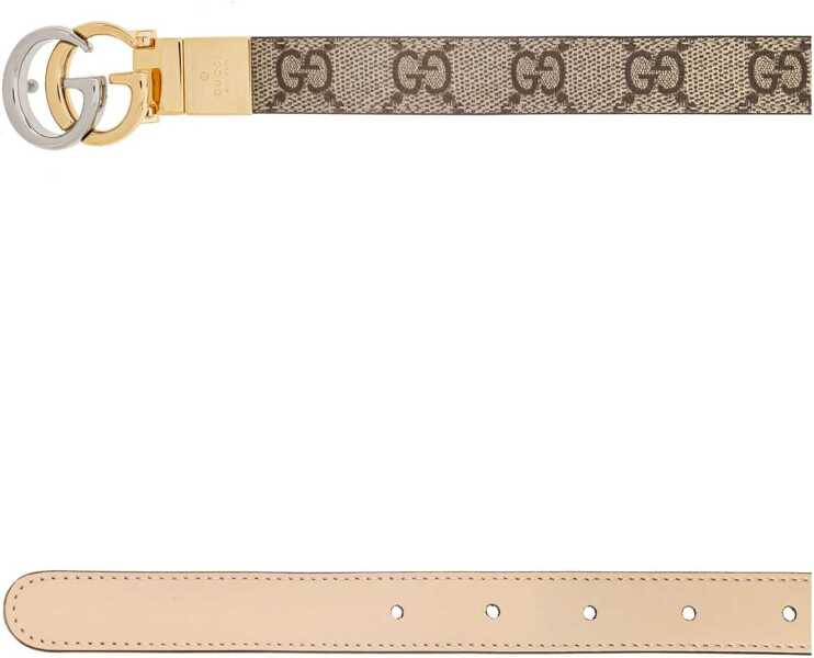 Curele Gucci Gg Marmont Reversible Belt BROWN Femei (BM 16748220) 5