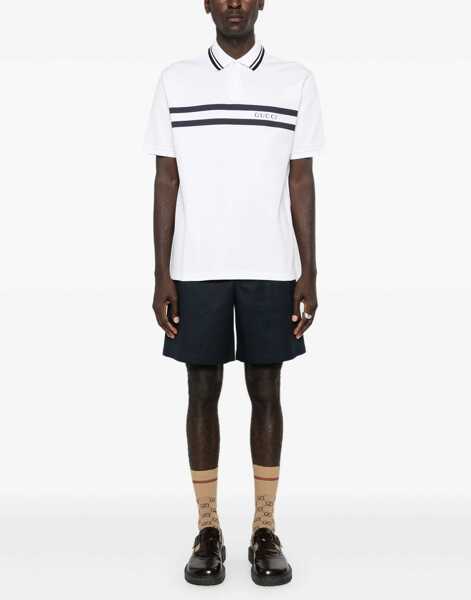 Pantaloni scurti Gucci Web Ribbon Shorts BLUE Barbati (BM 16748223) 2