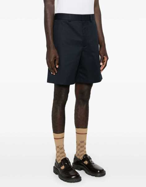 Pantaloni scurti Gucci Web Ribbon Shorts BLUE Barbati (BM 16748223) 3