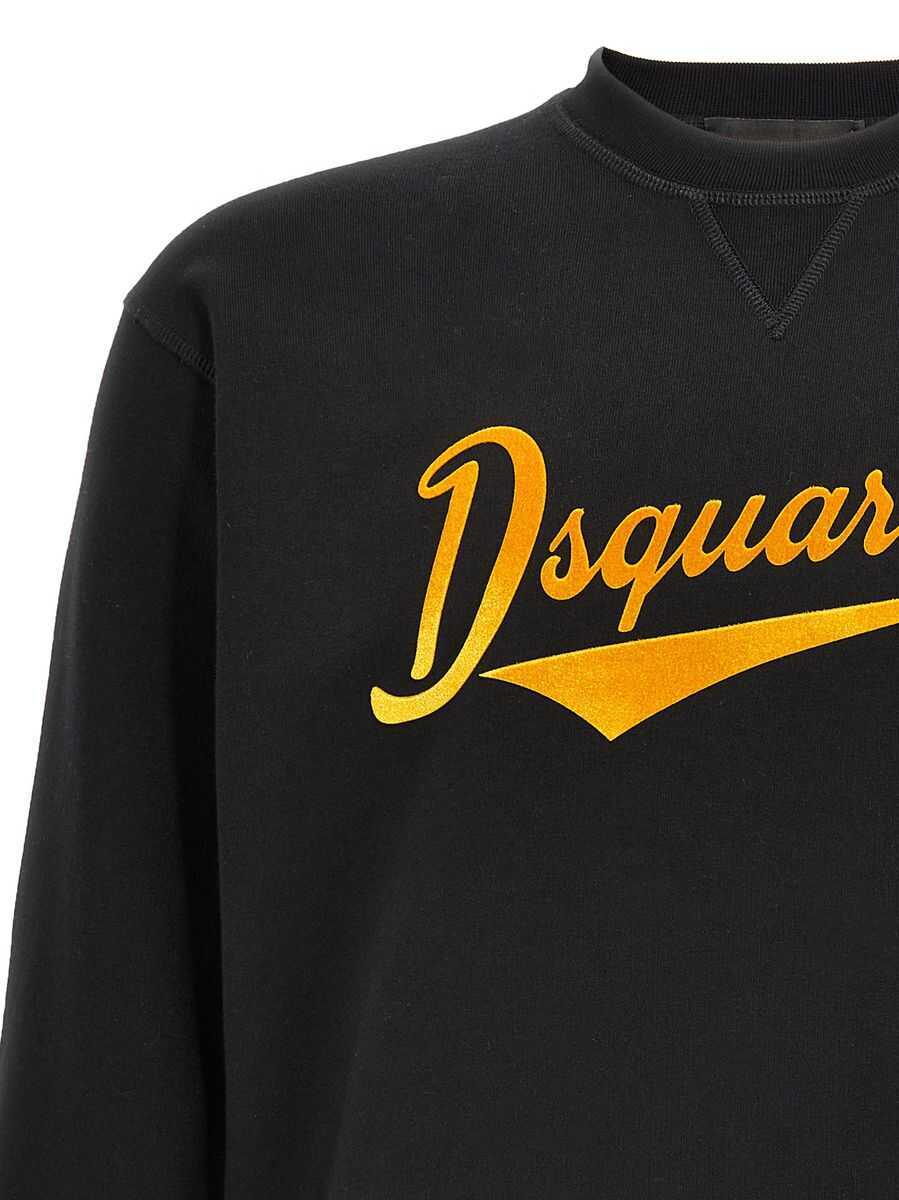 Pulovere DSQUARED2 DSQUARED2 Cool Fit Sweatshirt Black Barbati (BM 16749359) 3