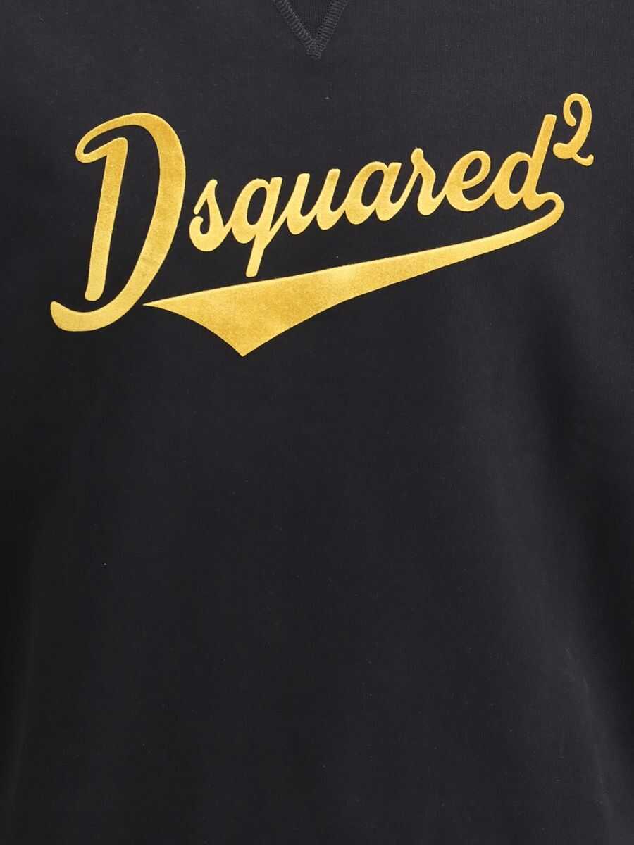 Pulovere DSQUARED2 DSQUARED2 Cool Fit Sweatshirt Black Barbati (BM 16749359) 4