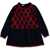 Gucci B L/S Dress Wo Gucci Jacquard/ Ultramarine/Red RED