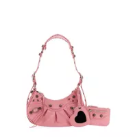 Genti de umar Balenciaga Le Cagole Xs Leather Crossbody Bag Femei