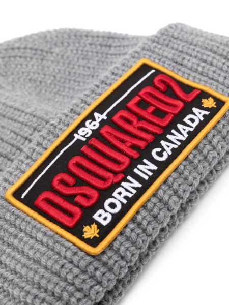 Sepci DSQUARED2 DSQUARED2 Knit Cap GREY Barbati (BM 16750481) 2