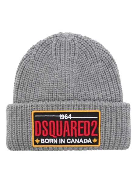 Sepci DSQUARED2 DSQUARED2 Knit Cap GREY Barbati (BM 16750481) 1