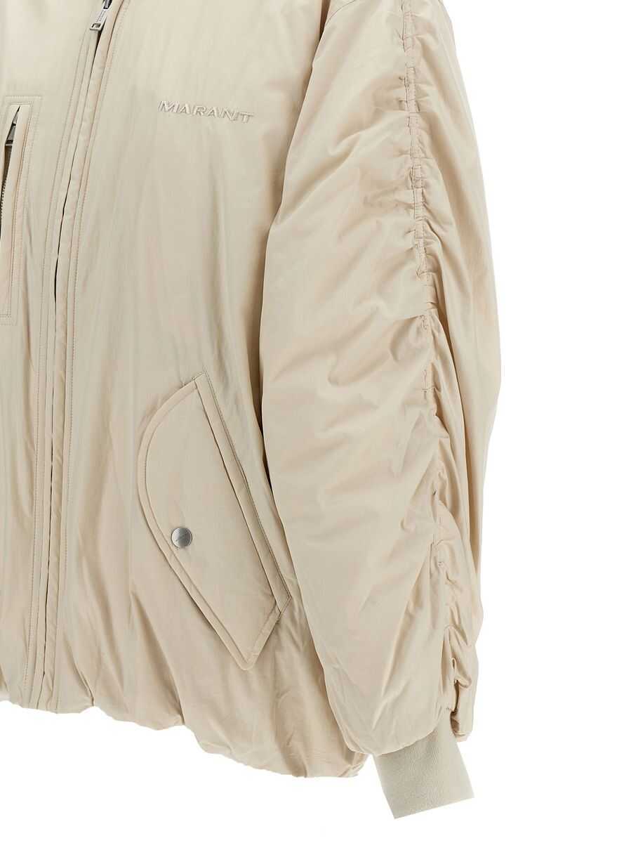 Bomber jacket Isabel Marant Isabel Marant toile Coleen Bomber Jacket Beige Femei (BM 16750550) 4