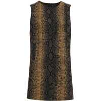 Imbracaminte NORMA KAMALI Dama - Rochii scurte NORMA KAMALI Brown Python Print Sleeveless Mini Dress PYTHON Femei (BM 16751253) - B-mall.ro