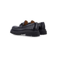 Bocanci Salvatore Ferragamo pentru Barbati - Bocanci Salvatore Ferragamo Salvatore Ferragamo Chunky Moccasin With Gancini Ornament Black Barbati (BM 16751801) - B-mall.ro