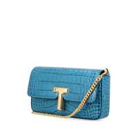 Genti de umar Tom Ford Dama - Genti de umar Tom Ford Tom Ford Wallis Mini Bag DEEP TORQUISE Femei (BM 16752185) - B-mall.ro