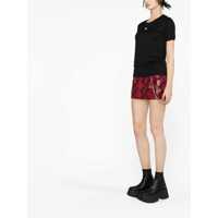 Tricouri Dolce & Gabbana Dama - Tricouri Dolce & Gabbana Black T-Shirt With Logo Decorated With Crystals On The Front In Cotton Woman Black Femei (BM 16753043) - B-mall.ro