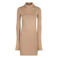 Rochii Fendi Beige Silk Dress Femei