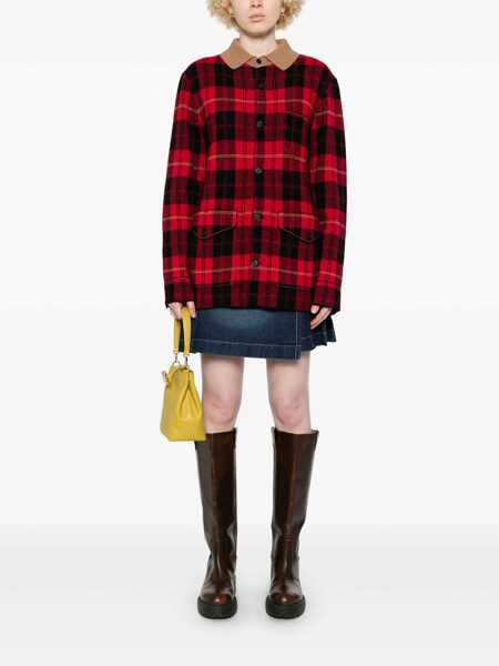 Geci GUEST IN RESIDENCE Guest In Residence Jacket TRUE RED COMBO Femei (BM 16756874) 3